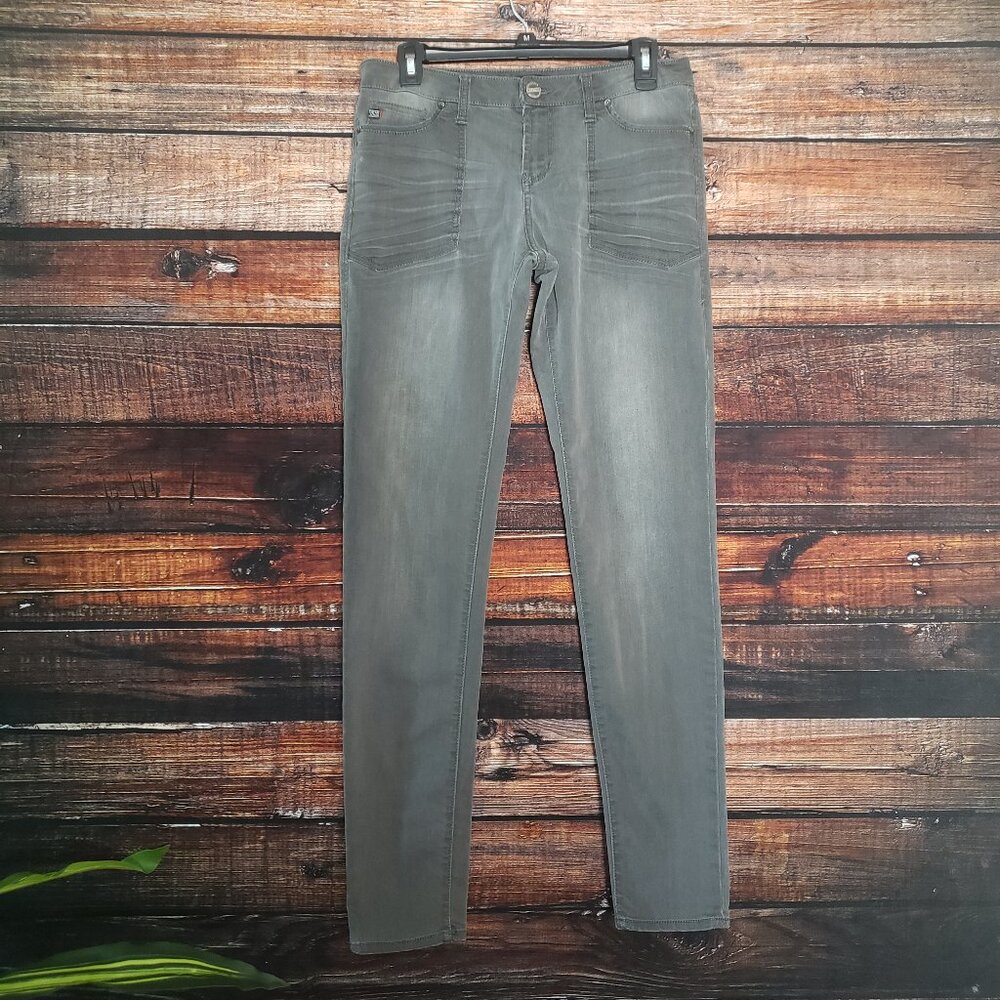 Dear John Jeans Size 28 Gray Denim Stretch Skinny Low Rise